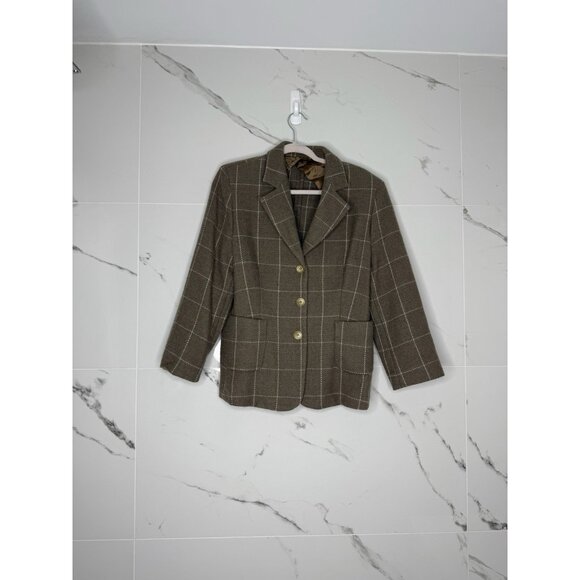 MAX MARA Wool & Cashmere Unlined 3 Button Jacket Blazer 16 Career Classic Luxury - Picture 1 of 7